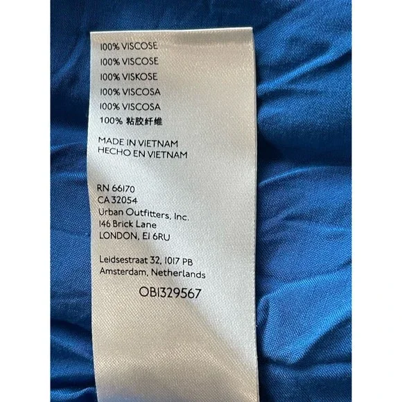 NWT Free People Women Payton Maxi Dress Strapless Blue Pink Printed Dress Sz L - Picture 10 of 11